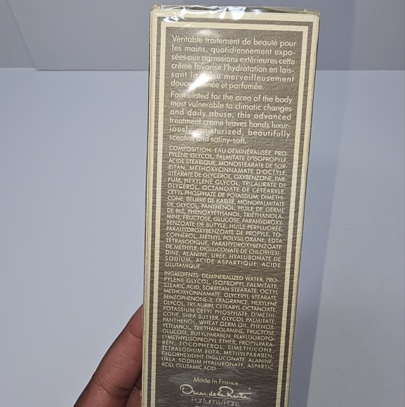 Oscar de la Renta Activée Creme Pour Les Mains Hand Treatment Creme NEW France - Picture 2 of 11